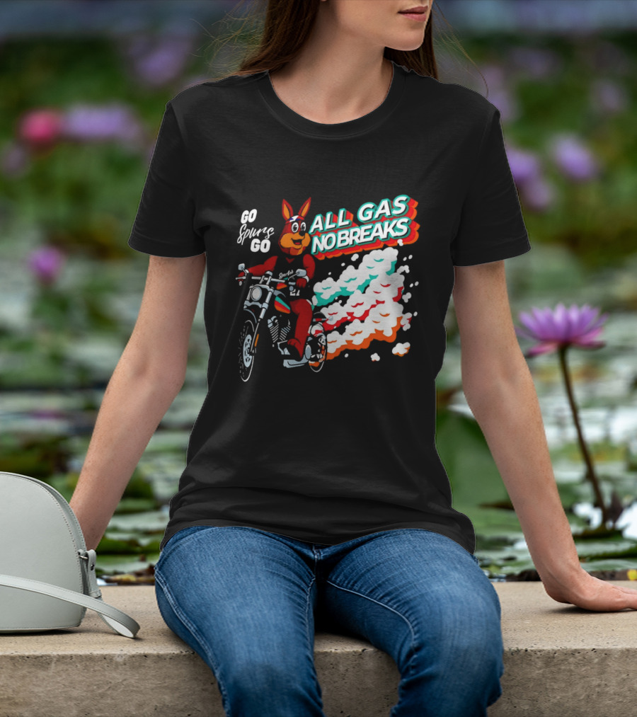 San Antonio Spurs Coyote Go Spurs Go All Gas No Breaks T-Shirt
