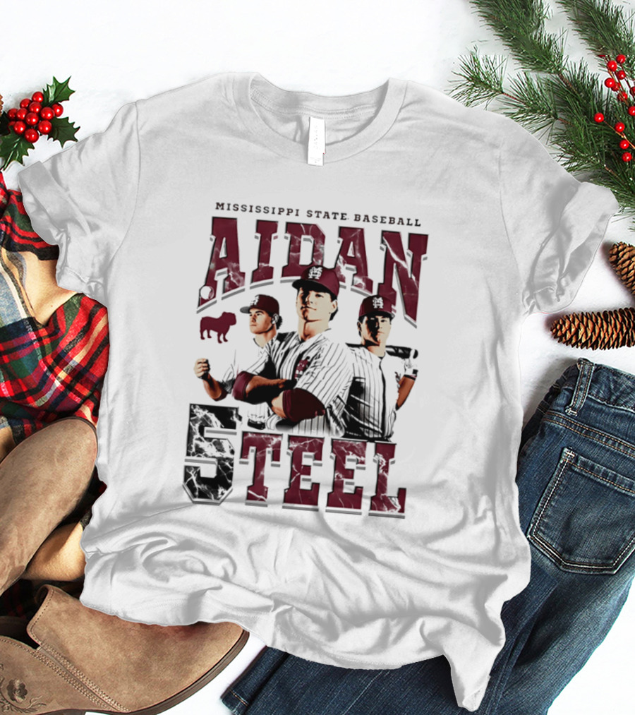 Mississippi State Baseball Aidan Teel 5 T-Shirt