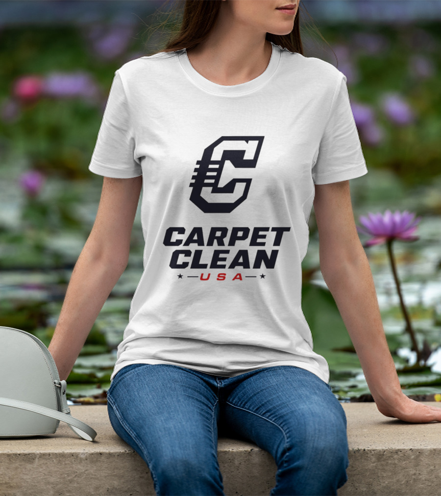 Carpet Clean USA C Logo Bold Lettering T-Shirt