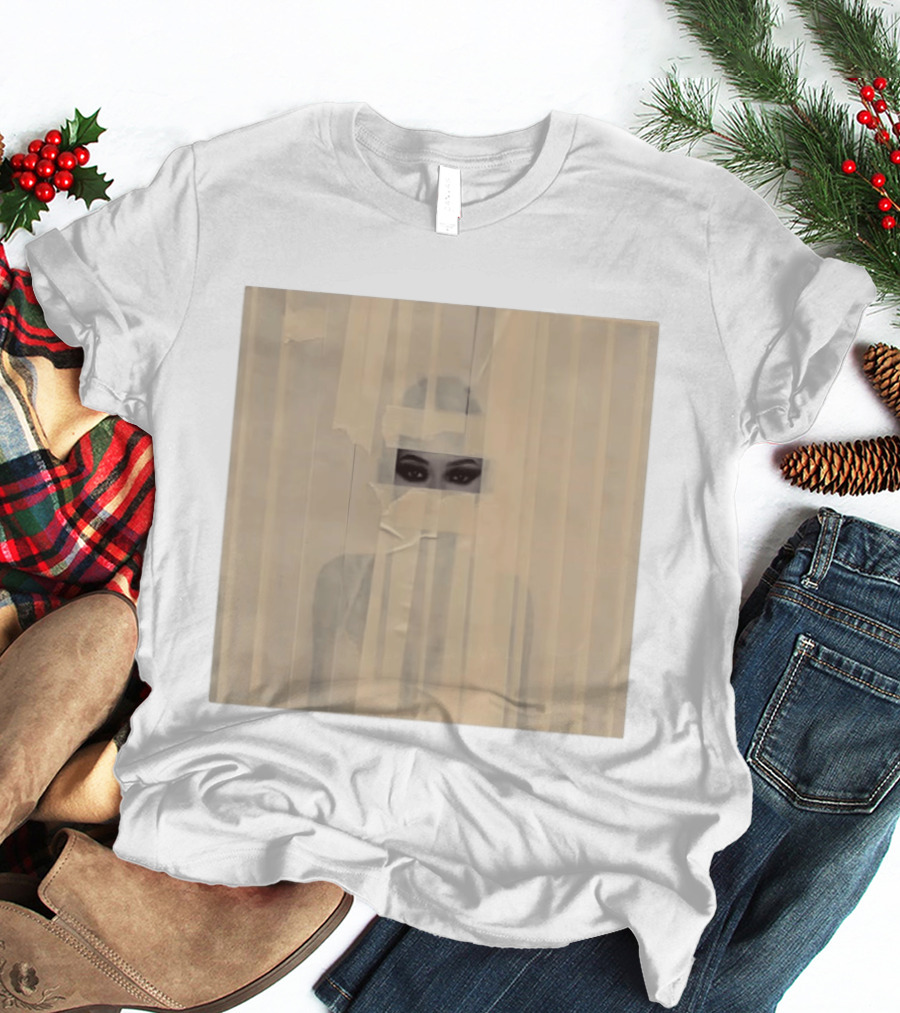 Habibti Drake 2026 Album Cover Mysterious Eyes Behind Curtains T-Shirt
