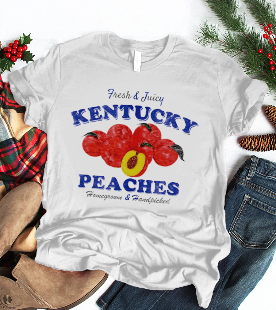 Fresh Juicy Kentucky Peaches Homegrown Handpicked T-Shirt