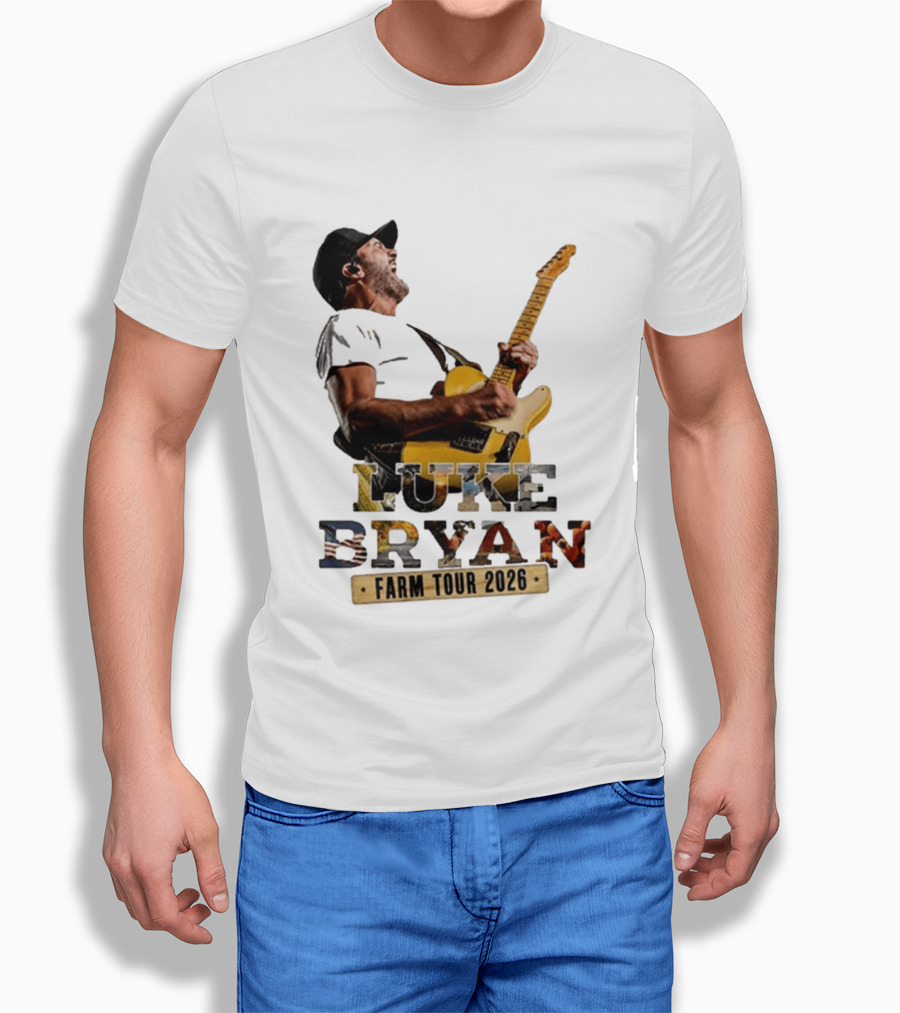 Luke Bryan Farm Tour 2026 Latrobe PA Concert Performance T-Shirt