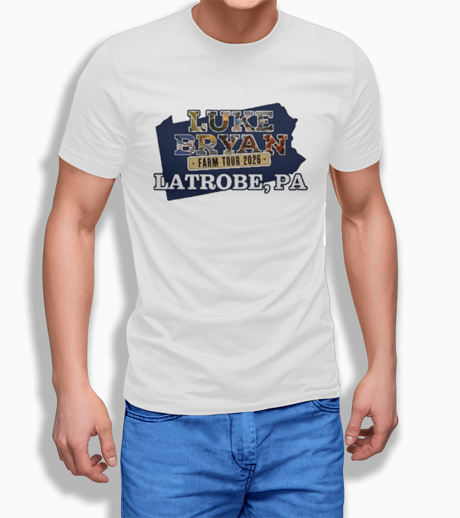 Luke Bryan Farm Tour 2026 Latrobe PA T-Shirt