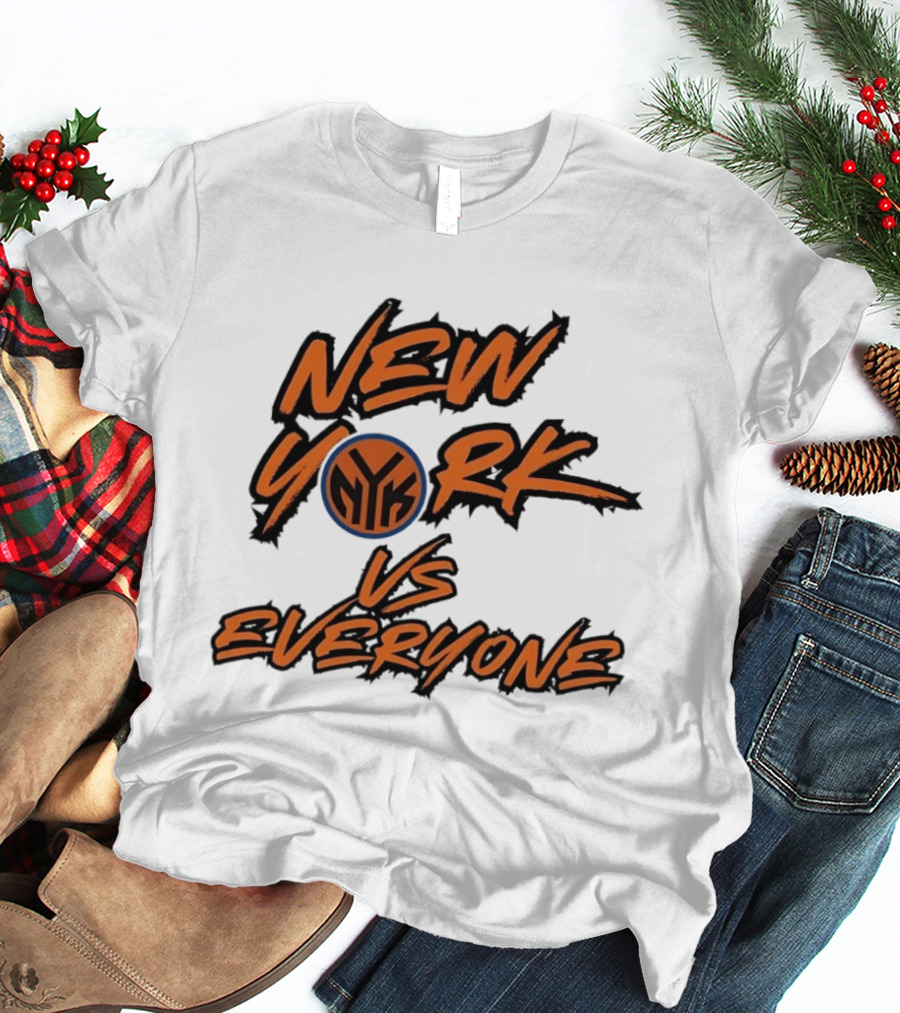 New York Knicks Vs Everyone NY Basketball Rivalry T-Shirt