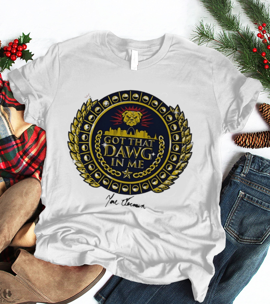 St Louis Cardinals Got That Dawg In Me Dawg Chain City Skyline T-Shirt