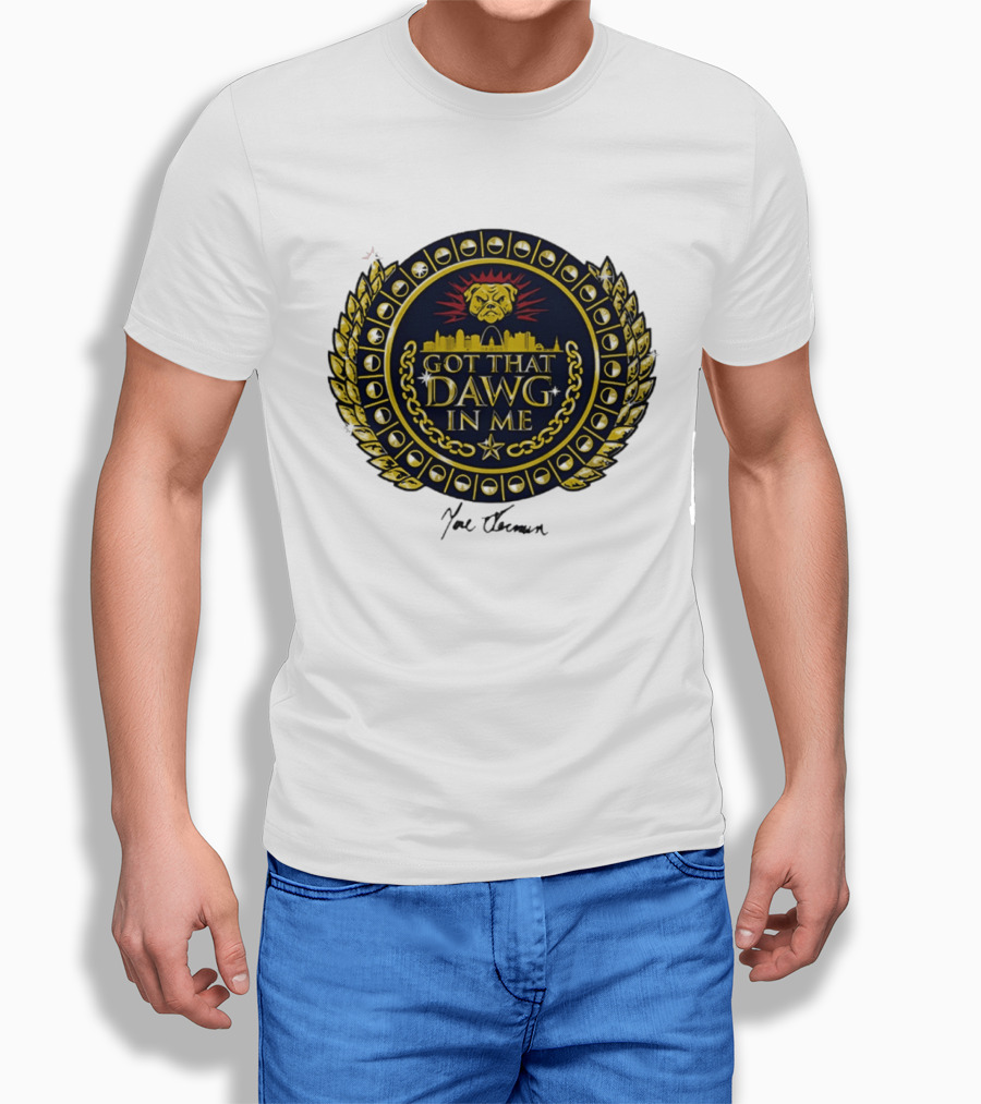 St Louis Cardinals Got That Dawg In Me Dawg Chain City Skyline T-Shirt