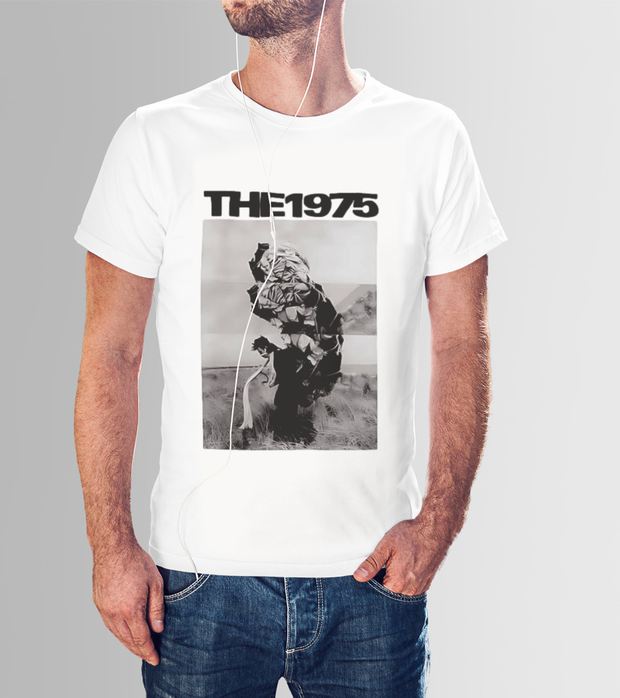 The 1975 Abstract Monochrome Figure And Floral Compilation T-Shirt