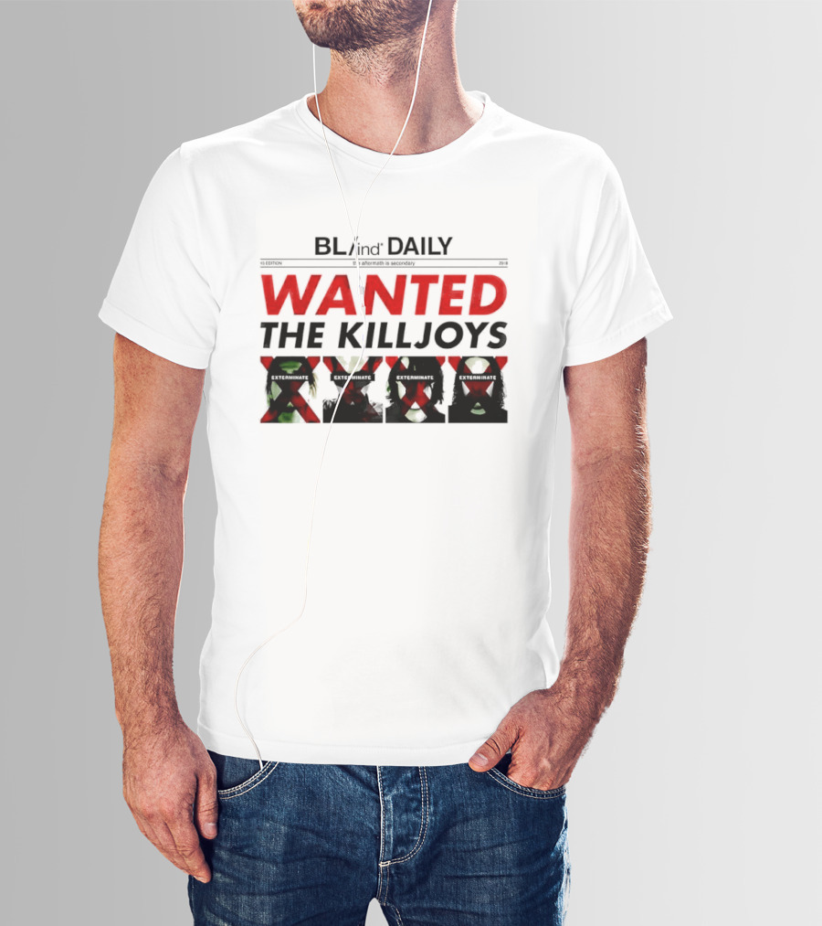 BL/ind Daily Wanted The Killjoys Danger Days Album T-Shirt