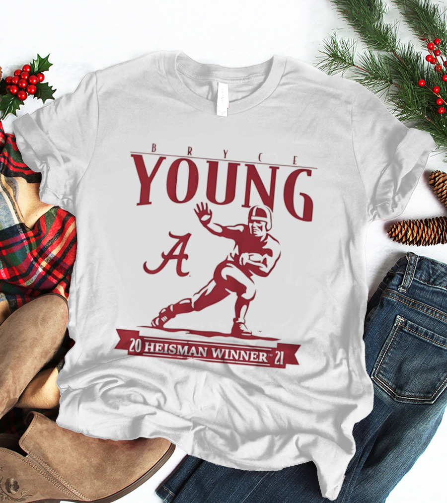 Bryce Young Alabama Crimson Tide A Heisman Winner T-Shirt