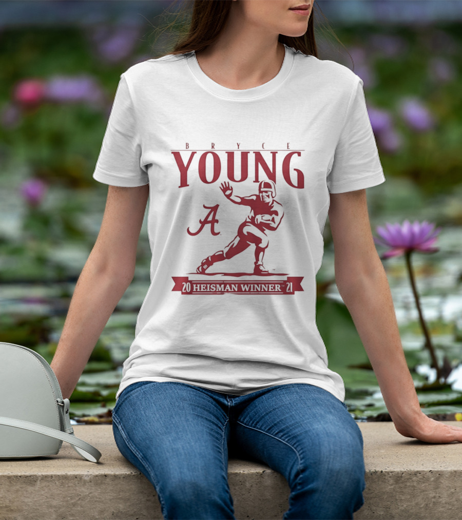 Bryce Young Alabama Crimson Tide A Heisman Winner T-Shirt
