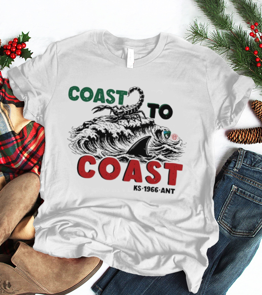 Coast To Coast Scorpion Shark Wave KS 1966 ANT T-Shirt