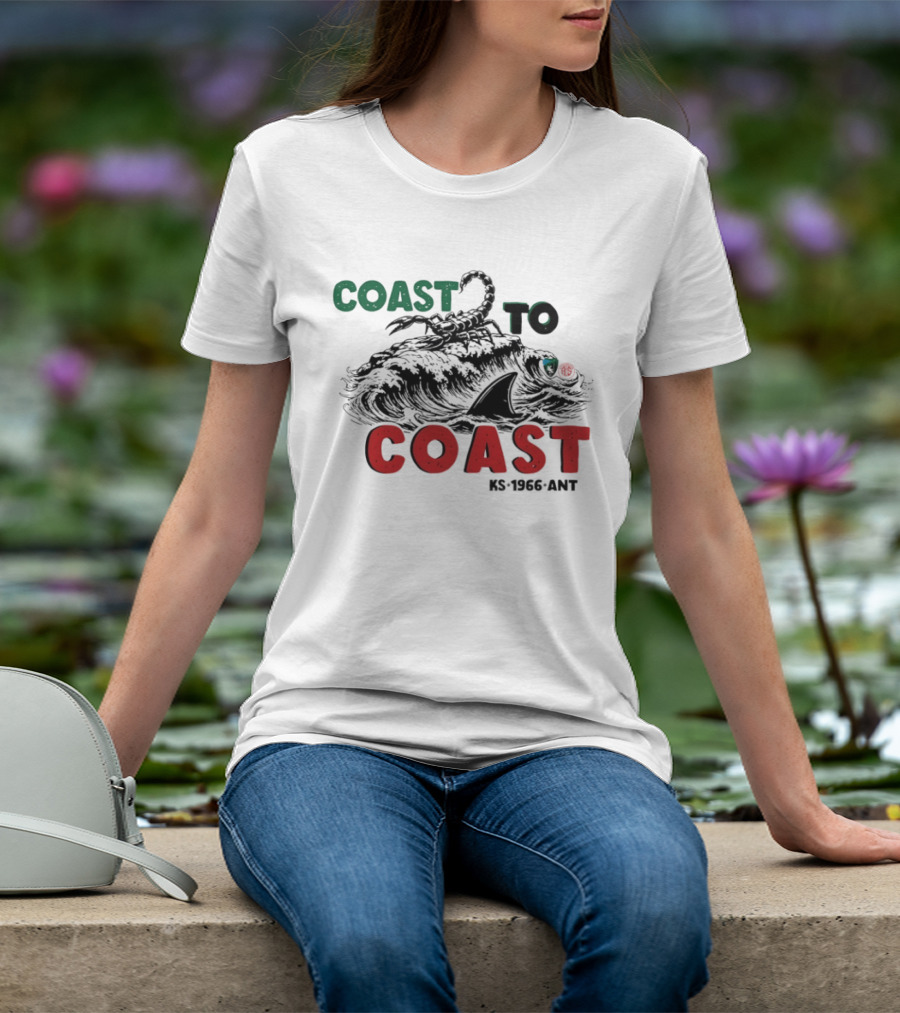 Coast To Coast Scorpion Shark Wave KS 1966 ANT T-Shirt