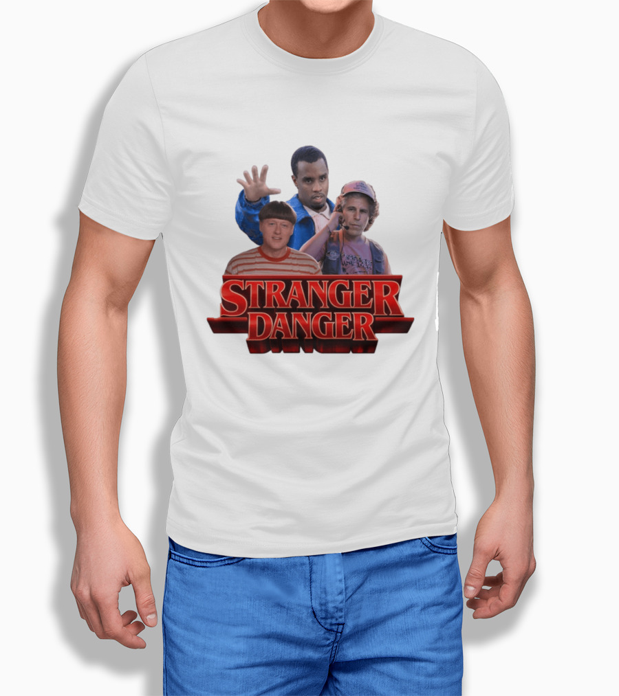 Stranger Danger Stranger Things Jeffrey Epstein Diddy T-Shirt