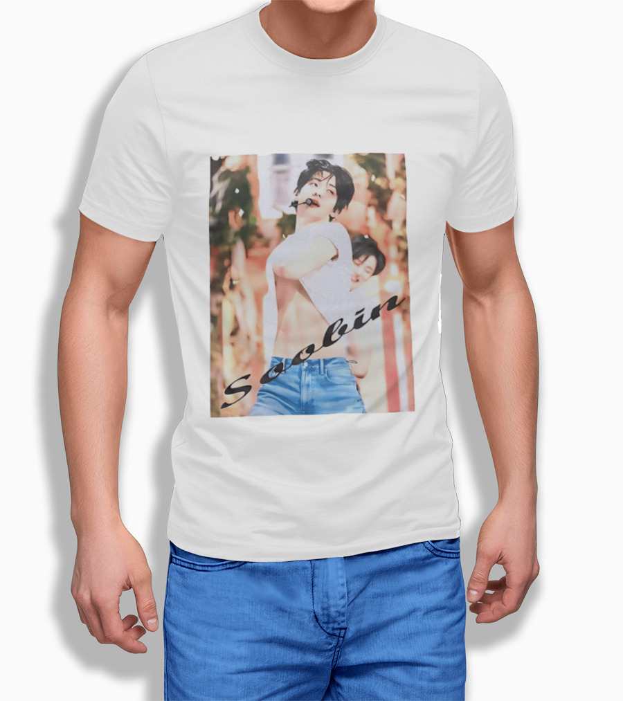 Soobin TXT Abs Performance Stage Fashion T-Shirt