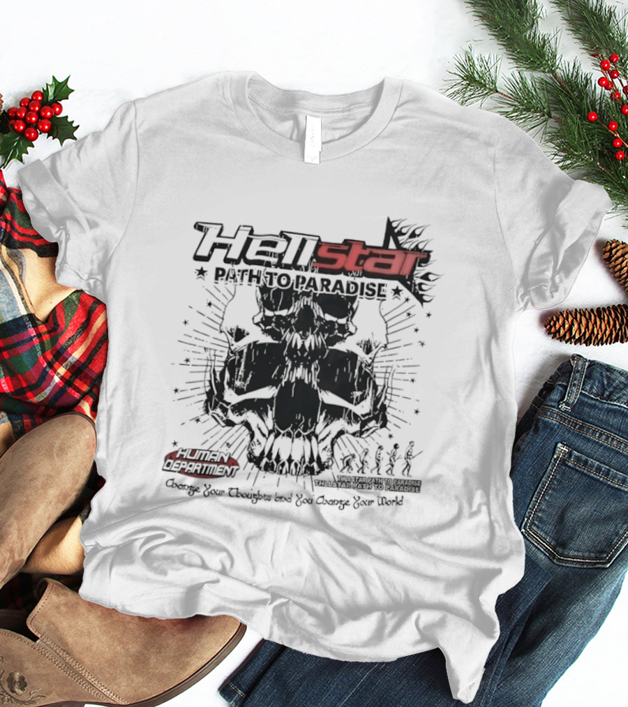 Hellstar Path To Paradise Skulls And Stars Power T-Shirt
