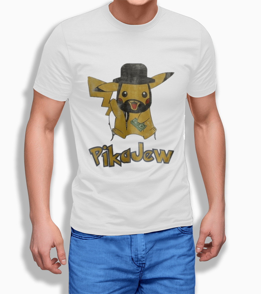 Pikachu PikaJew Meme Wearing Hat And Holding Money T-Shirt
