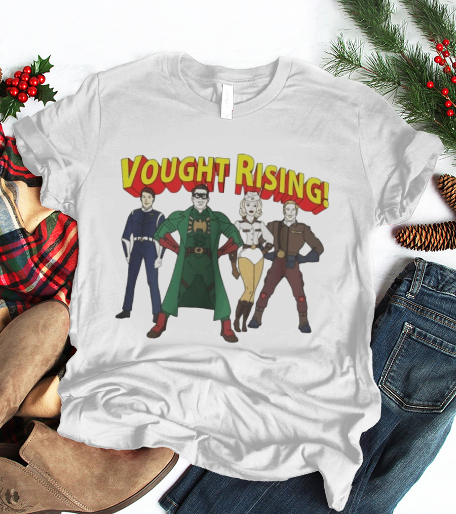 Vought Rising The Boys Superhero Team Vought International Characters T-Shirt