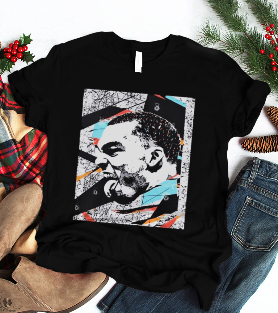 Michael Jordan Chicago Bulls Tongue Expression Urban Graffiti T-Shirt