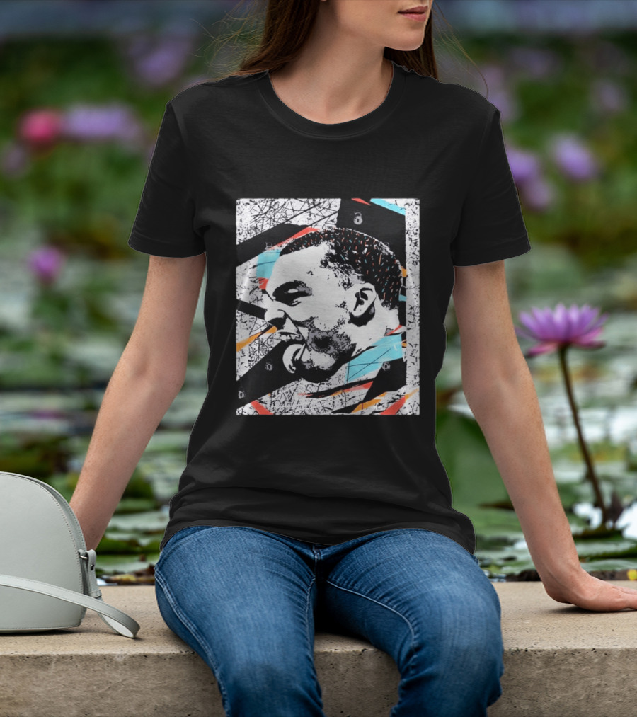 Michael Jordan Chicago Bulls Tongue Expression Urban Graffiti T-Shirt