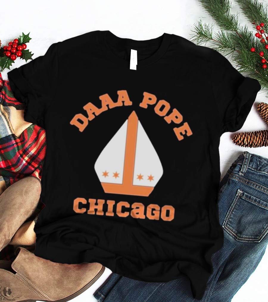 Daaa Pope Chicago Bears Miter Hat Mike Ditka T-Shirt