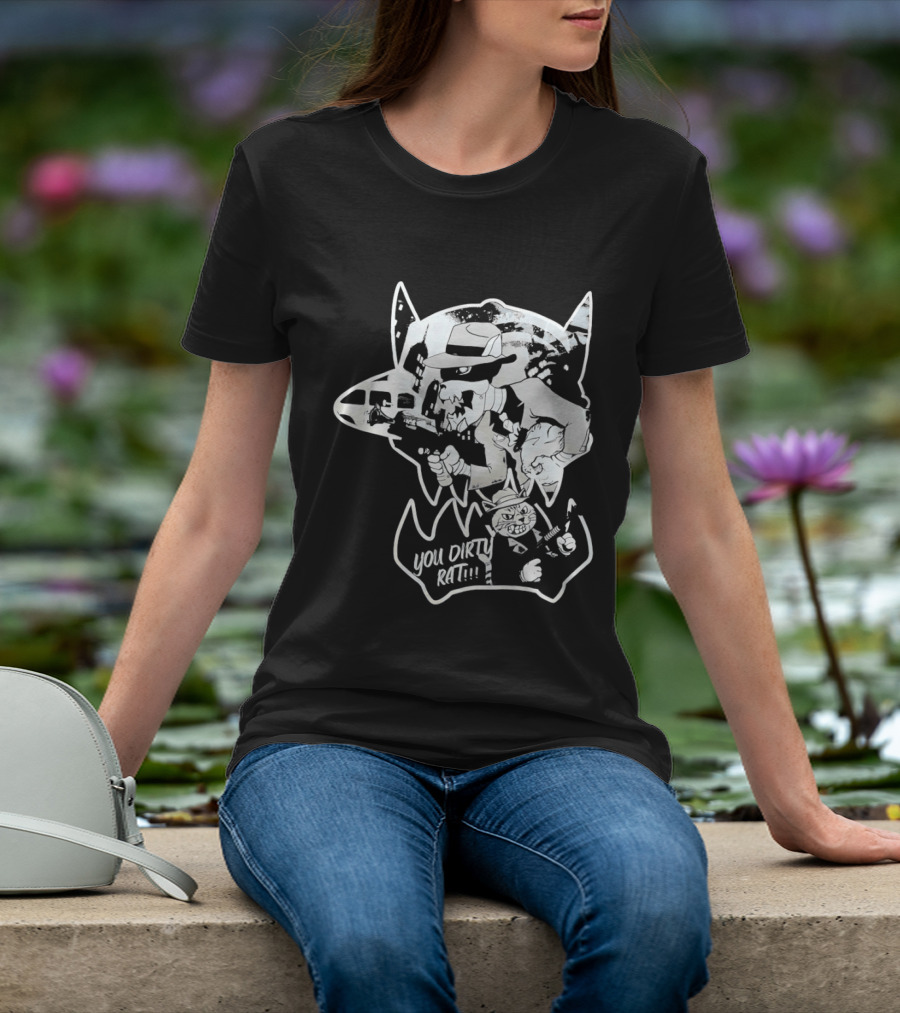 Gangster Animals You Dirty Rat Mobster Showdown Guns T-Shirt