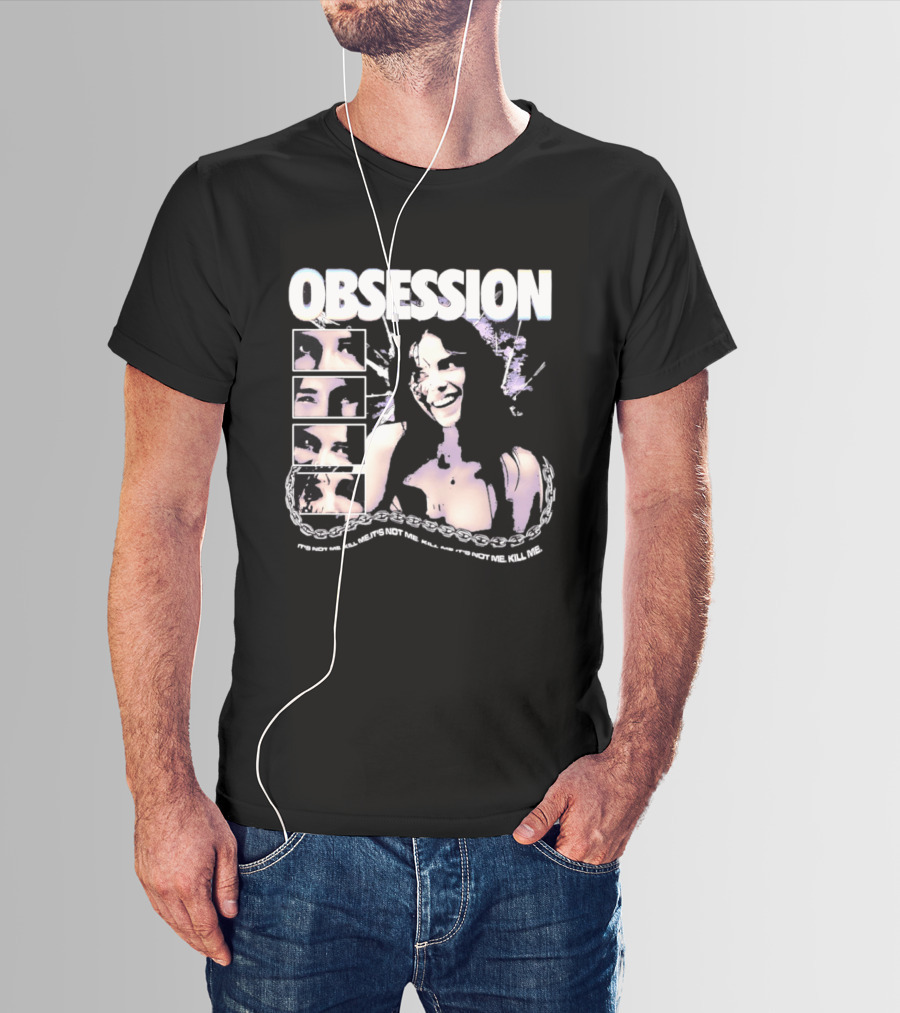 Obsession Horror It's Not Me Kill Me Chain T-Shirt