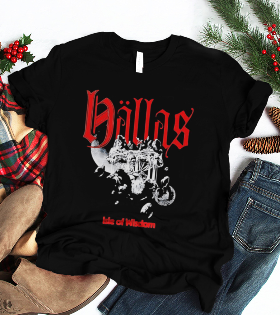 Hallas Isle Of Wisdom Floating Island Fantasy T-Shirt