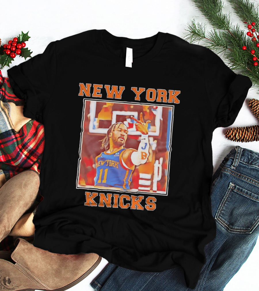 New York Knicks Jalen Brunson 11 JB Player Highlight T-Shirt
