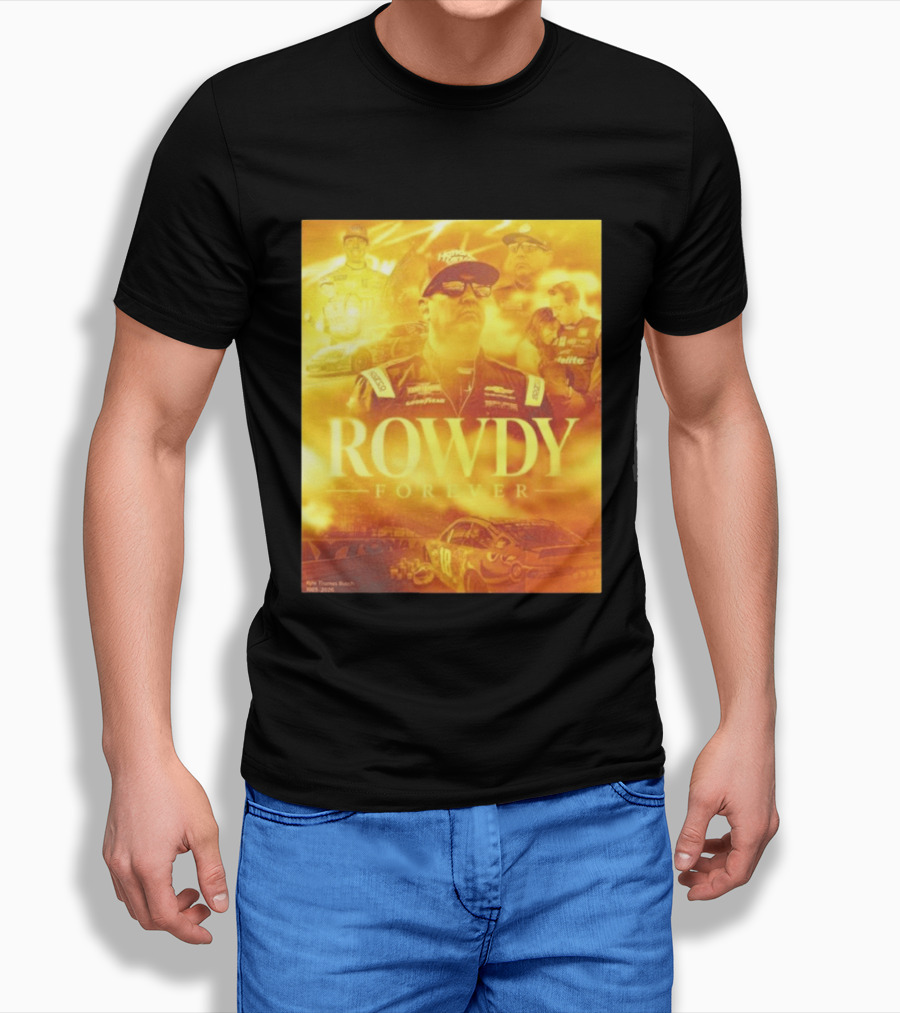 Kyle Busch Rowdy Forever Racing Daytona NASCAR 1985 2026 T-Shirt
