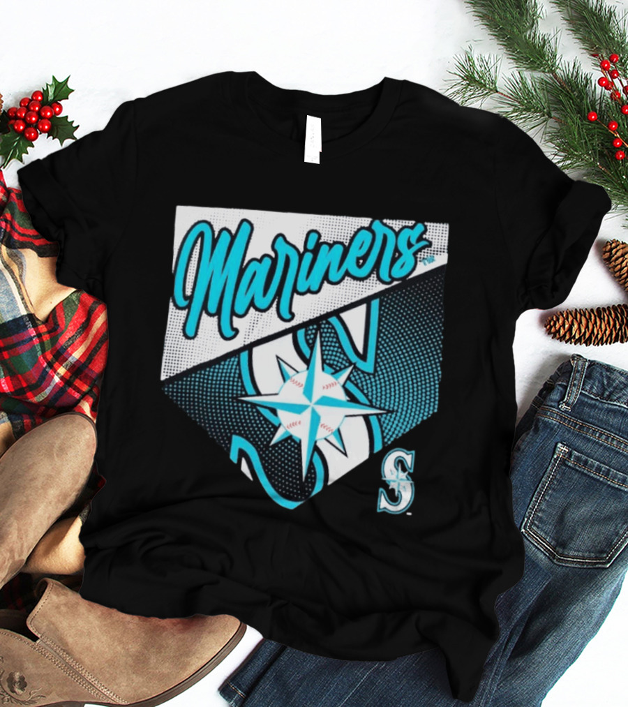 Mariners Compass Baseball Seattle Mariners T-Shirt