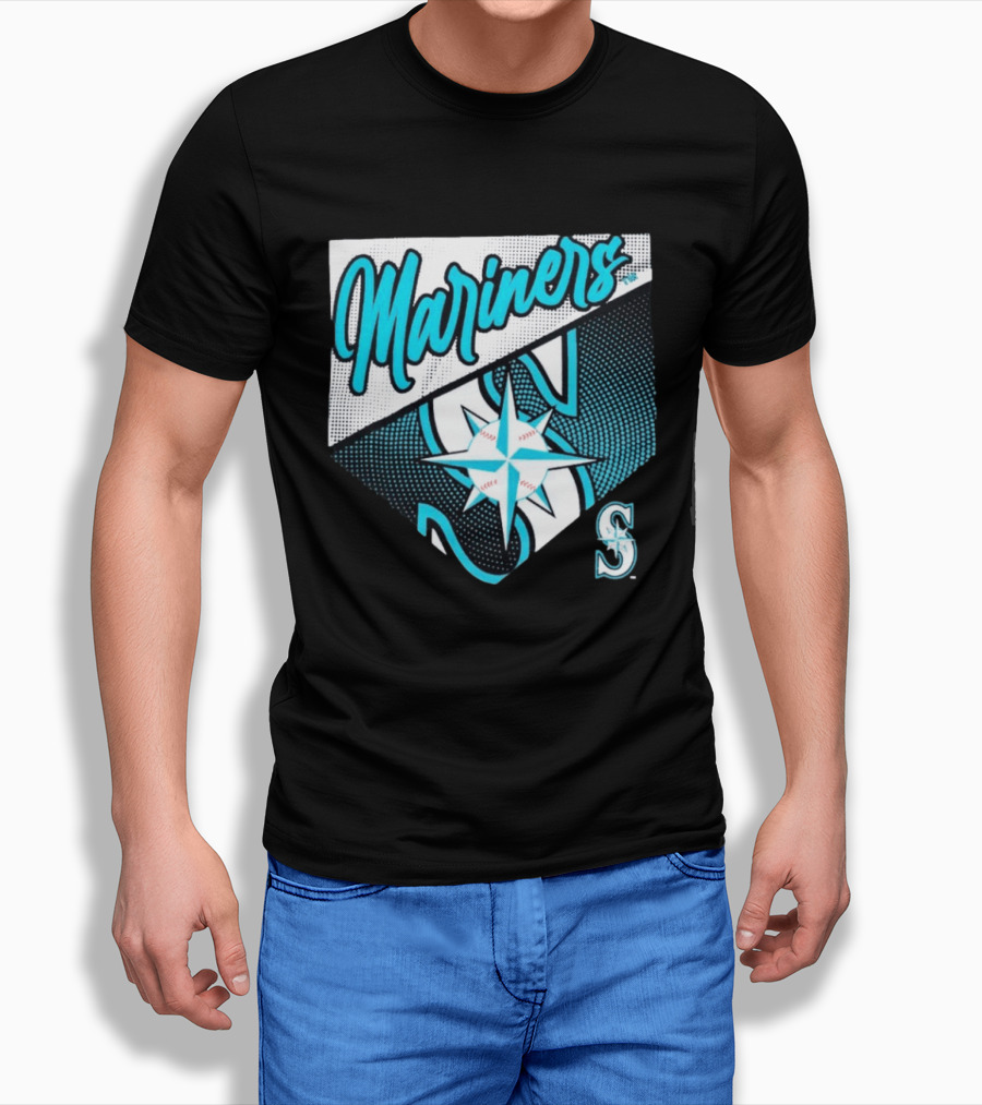 Mariners Compass Baseball Seattle Mariners T-Shirt