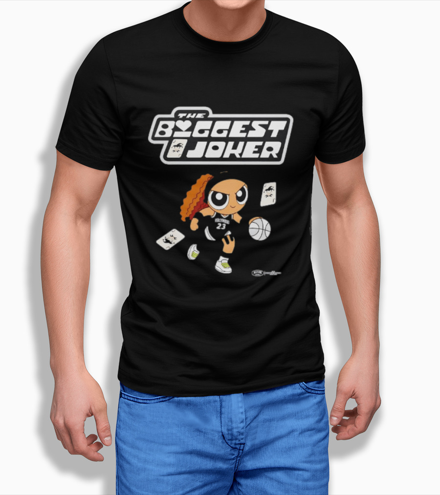 LeBron James Hollywood The Biggest Joker Basketball 23 Playful Card T-Shirt