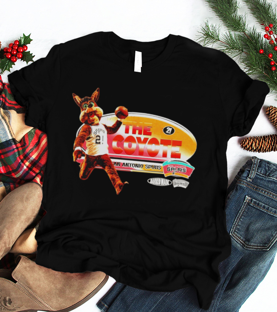 The Coyote 21 San Antonio Spurs Fans Karmanac T-Shirt