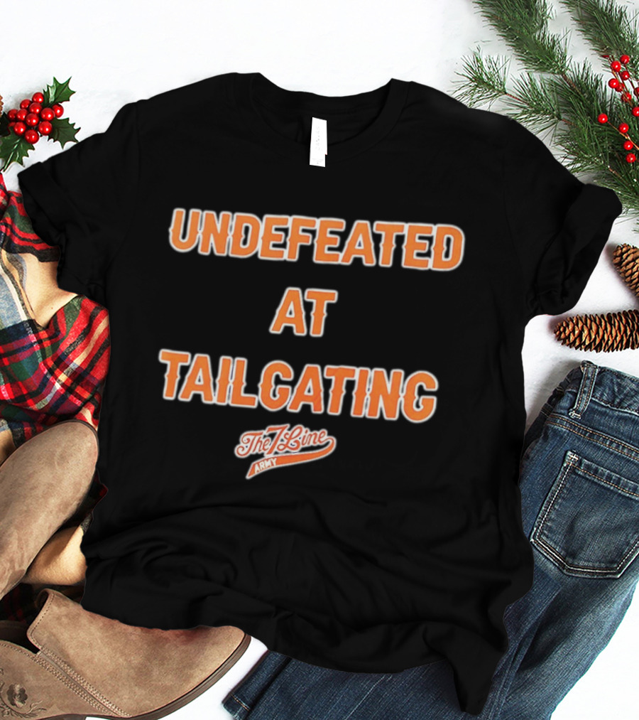 Undefeated At Tailgating The 7 Line Army New York Mets T-Shirt