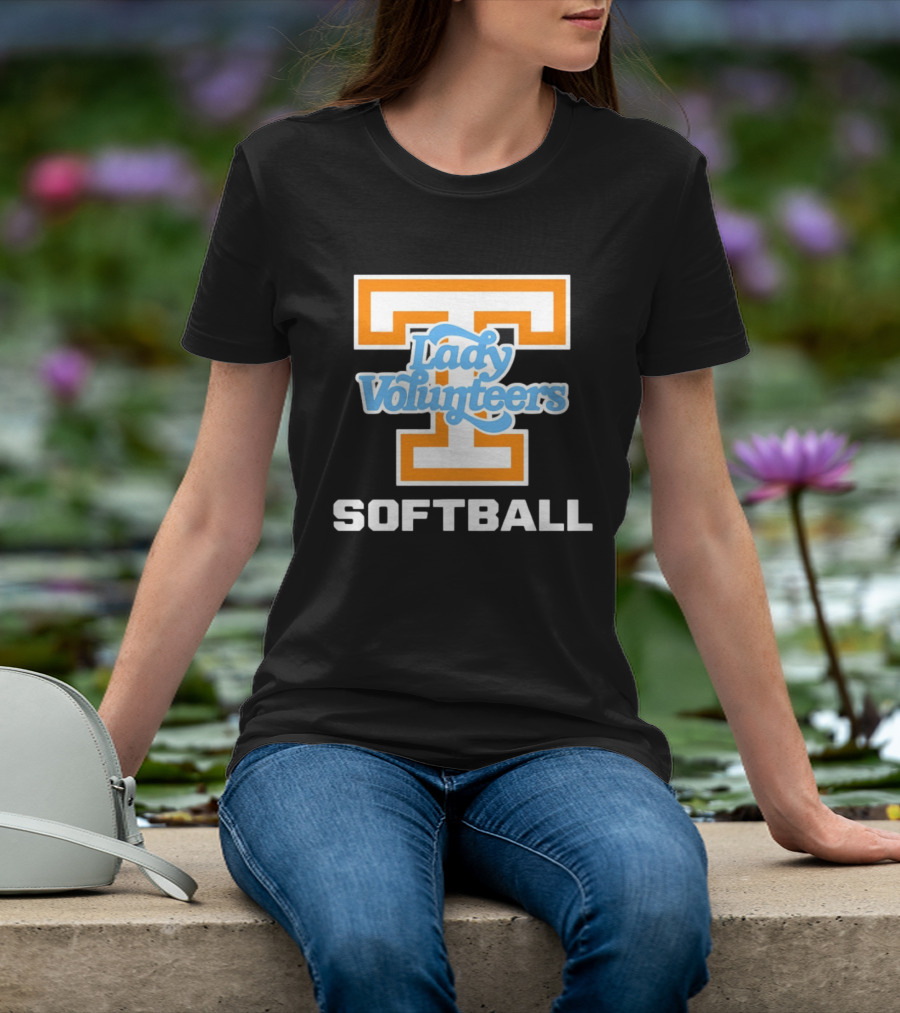 University Of Tennessee Lady Volunteers Orange Softball Team T-Shirt
