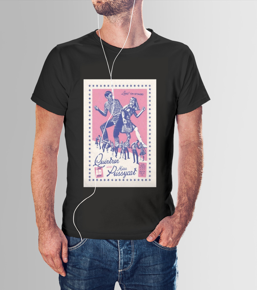 Quintron And Miss Pussycat Live On Stage June 10 2026 Santa Cruz CA Tour T-Shirt