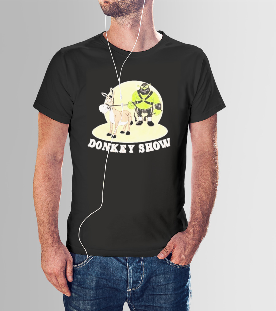 Shrek Gimp Donkey Show Leash T-Shirt