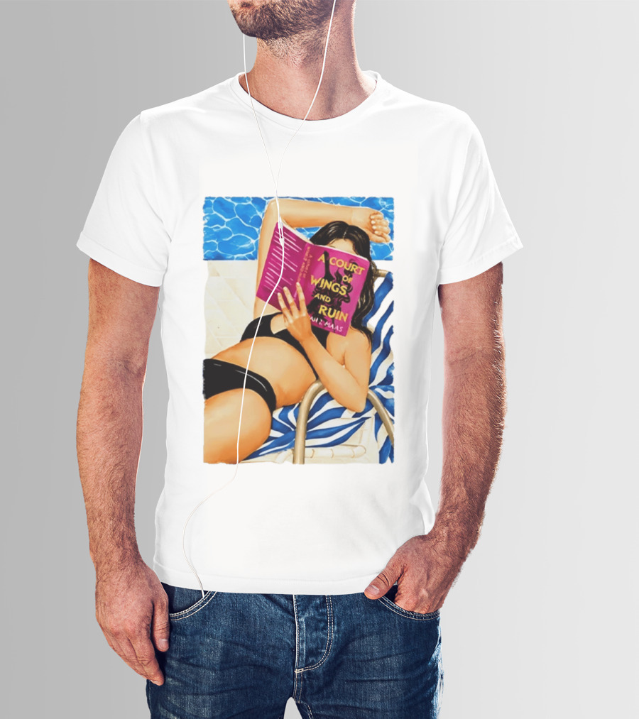 A Court Of Wings And Ruin Summer Poolside Reading Relaxation T-Shirt