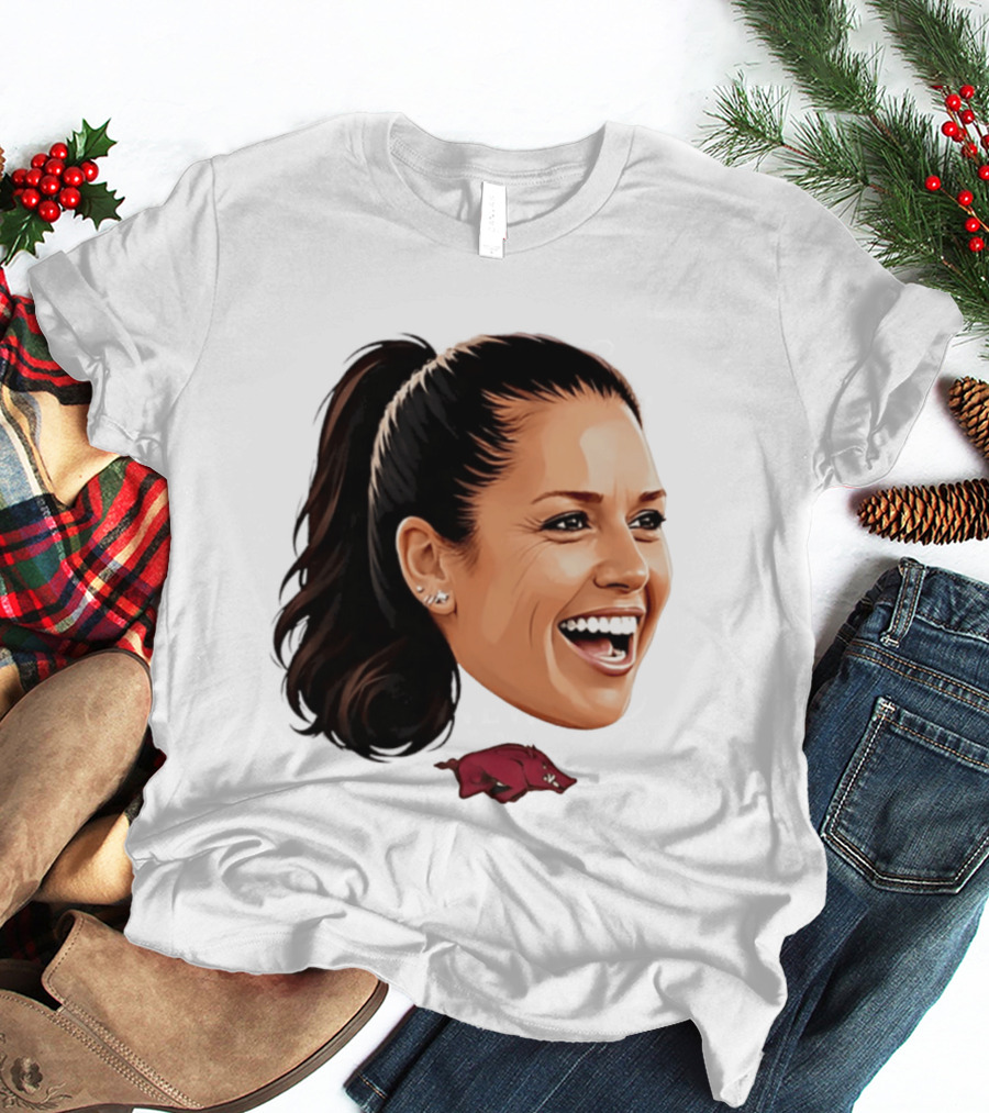 Arkansas Razorbacks Kailey Wyckoff Caricature Sports Team Fan Spirit T-Shirt