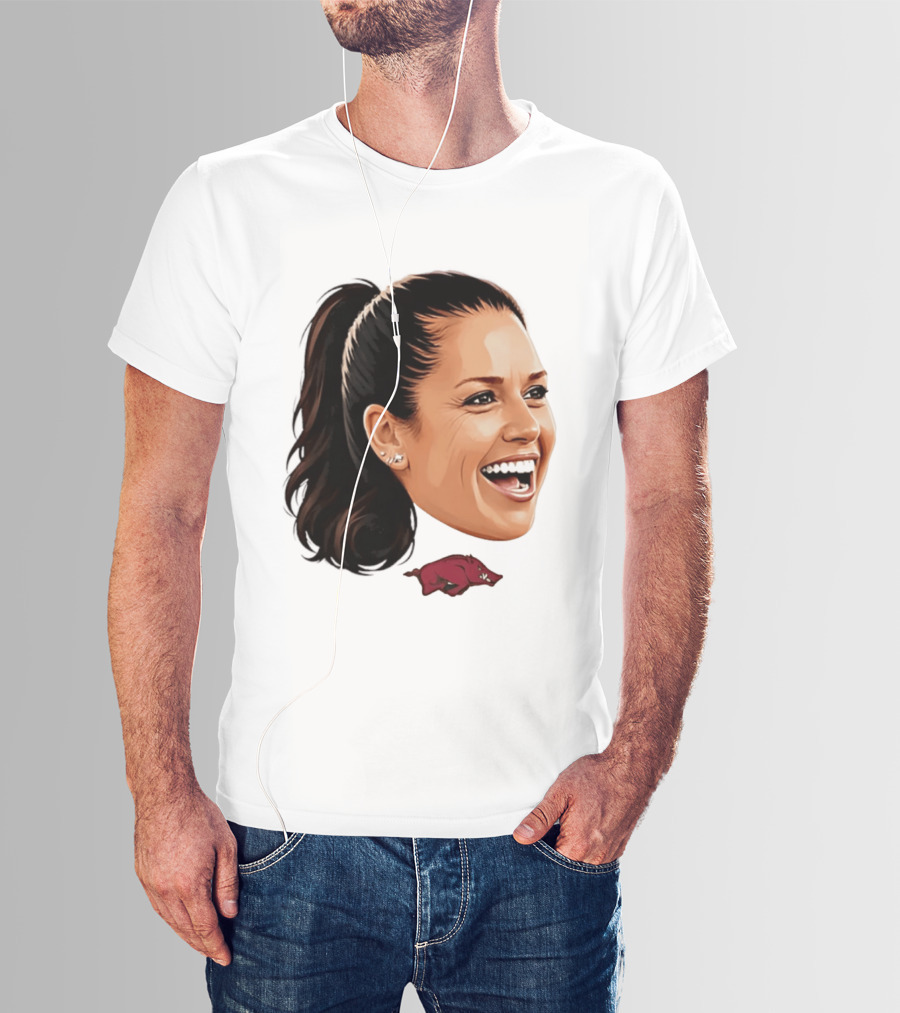 Arkansas Razorbacks Kailey Wyckoff Caricature Sports Team Fan Spirit T-Shirt