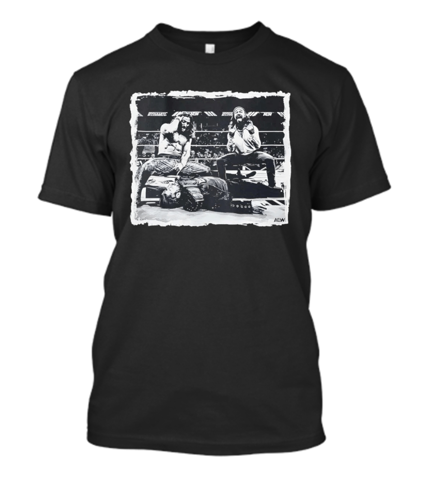 AEW Dynamite Young Bucks Adam Cole Wrestling Ring Pose T-Shirt