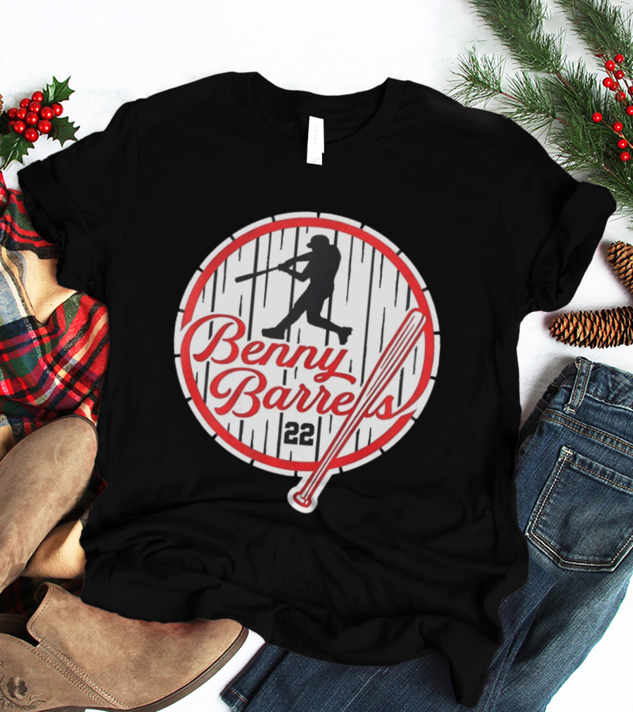 Benny Barrels New York Yankees 22 Baseball T-Shirt
