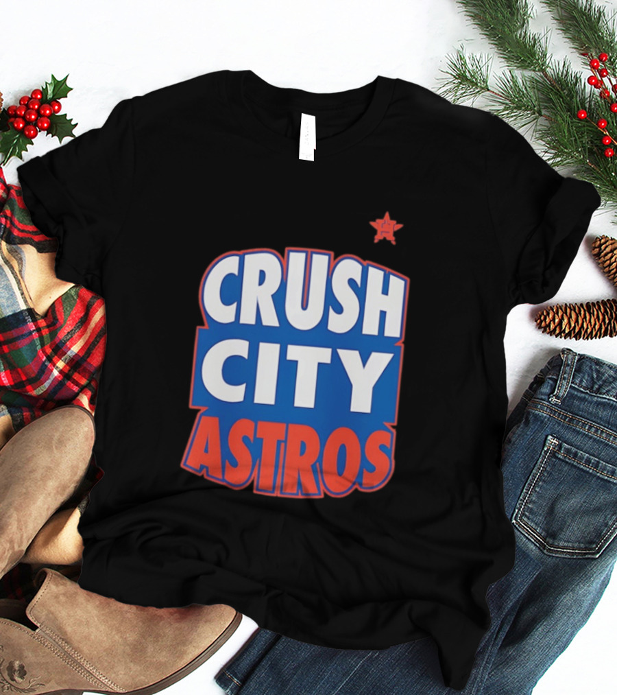 Houston Astros Crush City Astros Baseball Fan T-Shirt