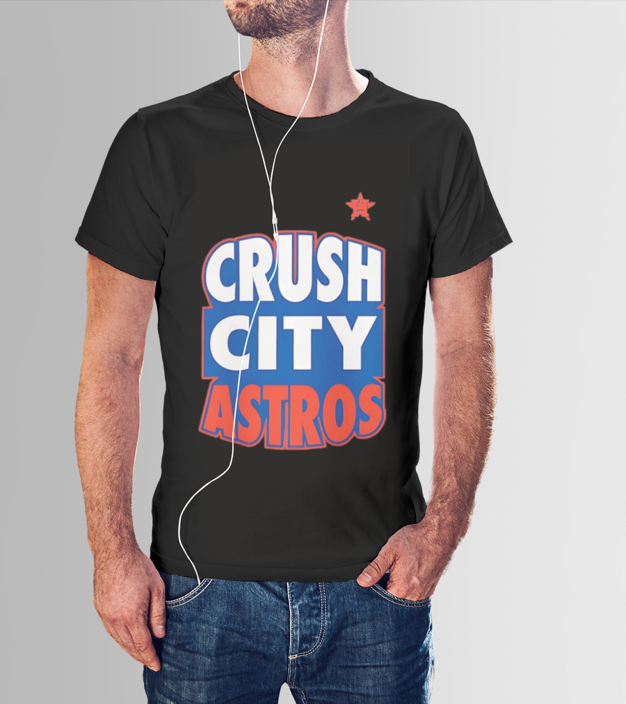 Houston Astros Crush City Astros Baseball Fan T-Shirt