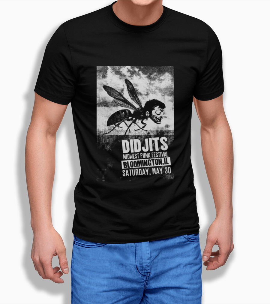 Didjits Midwest Punk Festival Bloomington IL Saturday May 30 T-Shirt