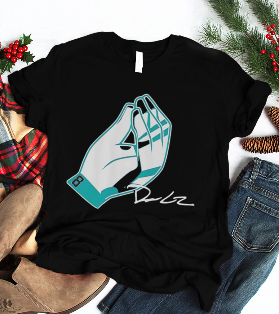 Dominic Canzone Seattle Mariners Che Vuoi Hand Gesture 8 Signature T-Shirt