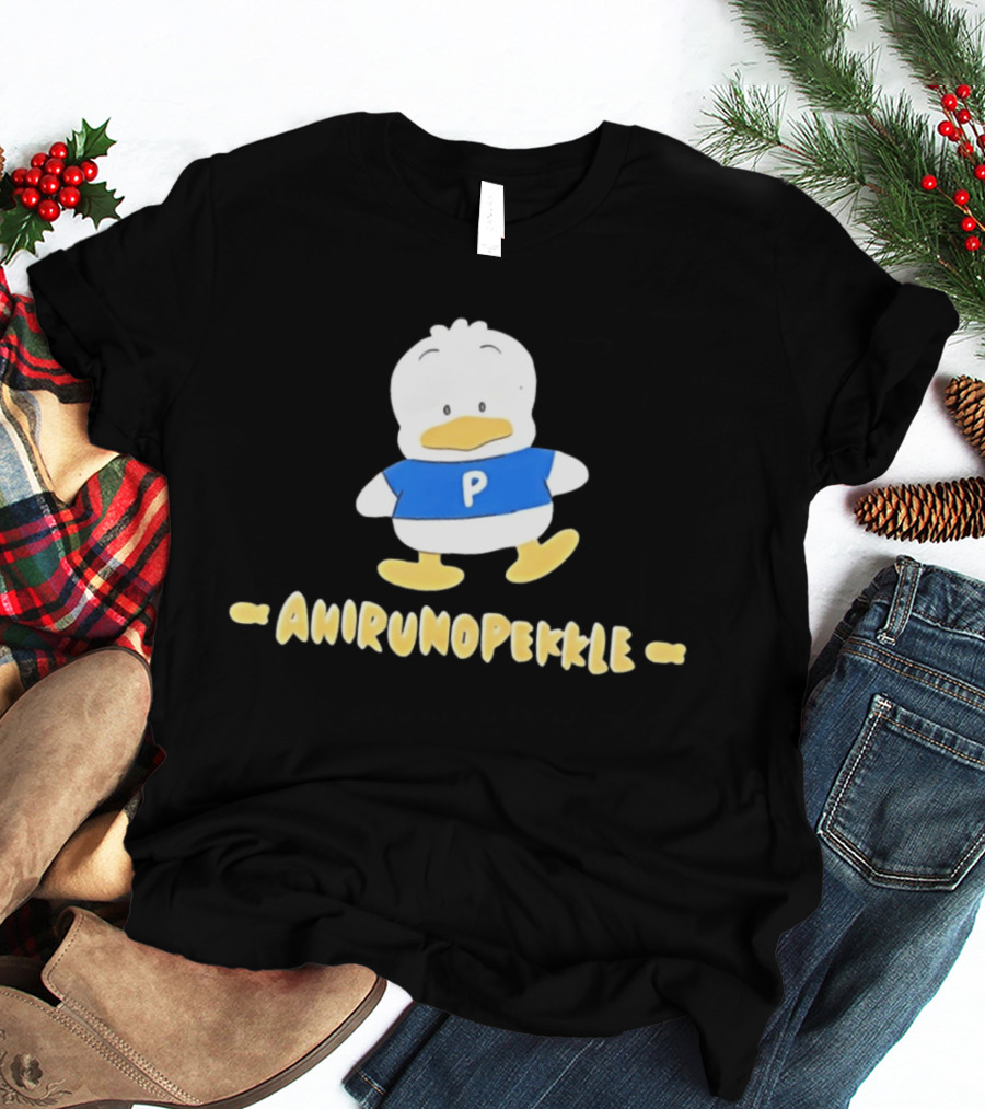 AhirunoPekkle P Blue Sanrio Character Duck T-Shirt