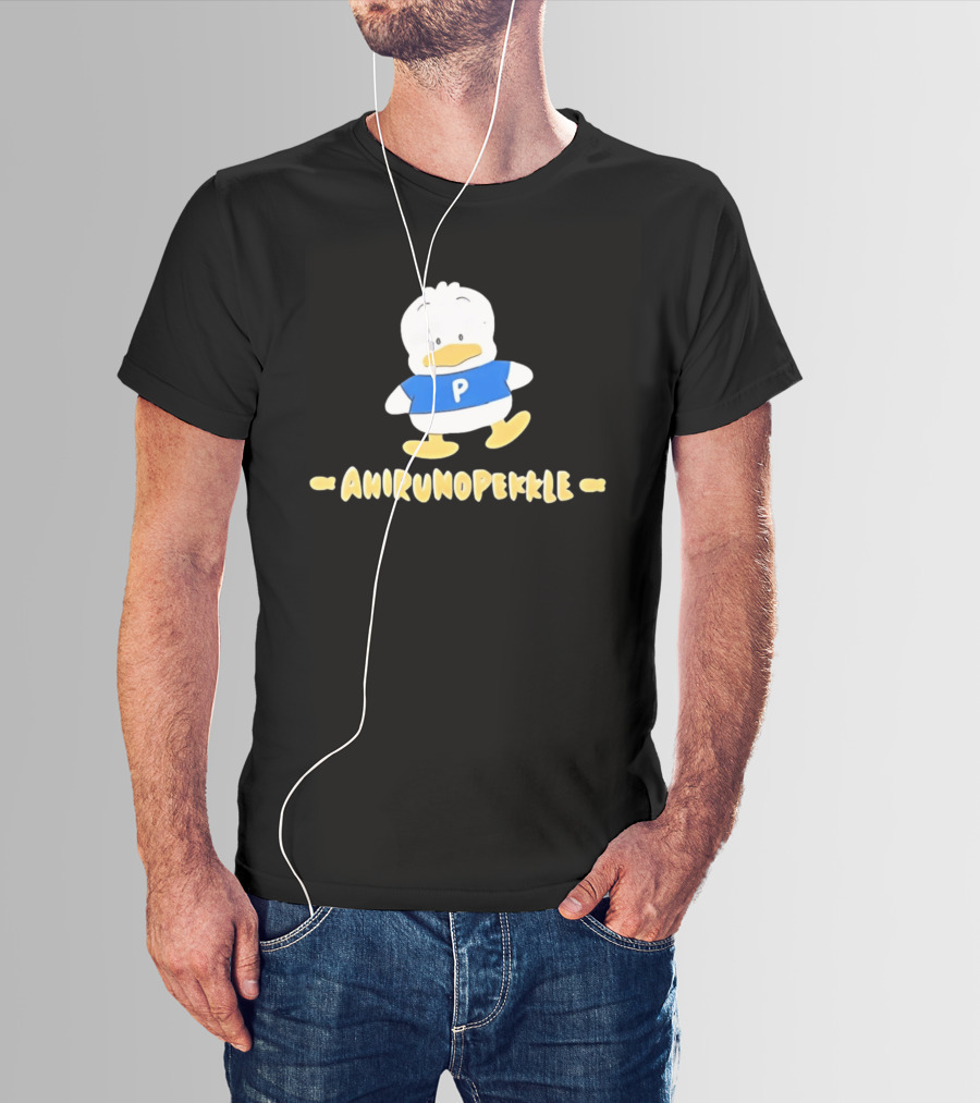 AhirunoPekkle P Blue Sanrio Character Duck T-Shirt