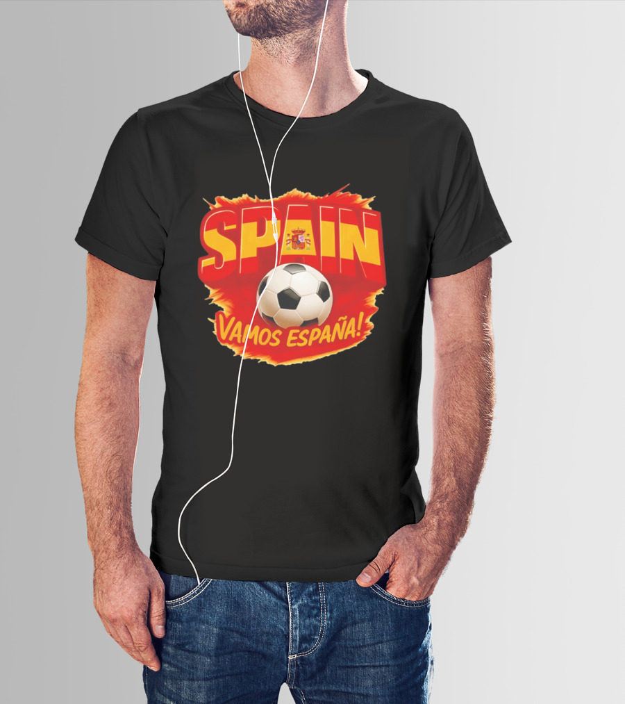 Spain Vamos España Soccer Ball T-Shirt