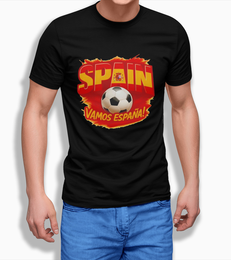 Spain Vamos España Soccer Ball T-Shirt